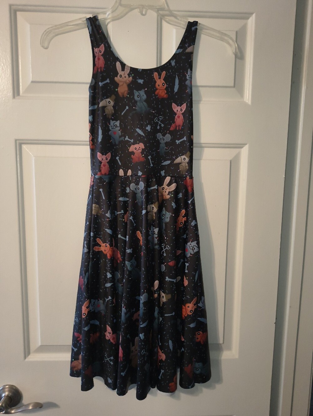 BlackMilk XS Dark Cute Creepy Print Skater Dress – NWT
